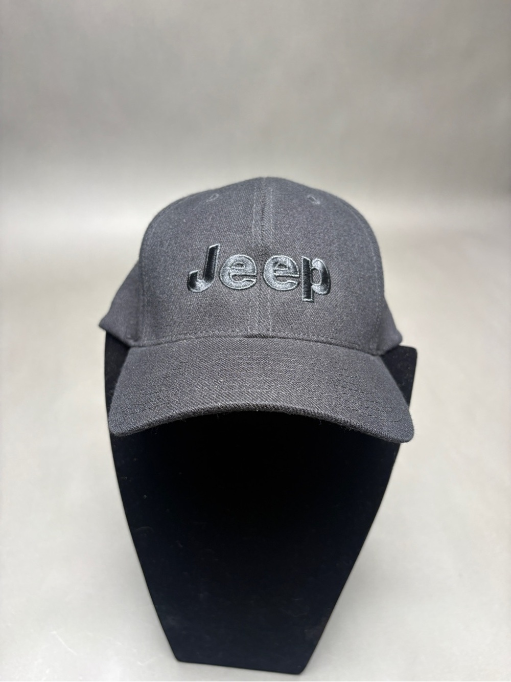 Jeep Embroidered Logo Cap - Charcoal